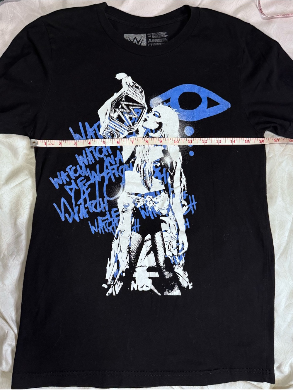 WWE Liv Morgan “Title” T-Shirt Women’s Small Black Graphic WWE Wrestling - Picture 4 of 5